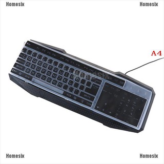 [YHOMX] 1PC colorful silicone universal desktop computer keyboard cover skin protector TYU (3)