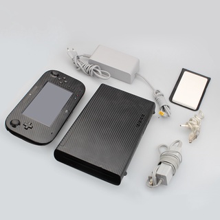 Base y controlador con dos cargadores para Nintendo Wii U Deluxe, 320GB, color negro
