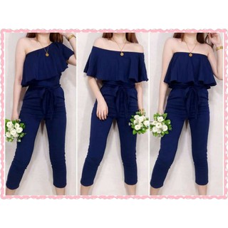 Maine Jumpsuit with pocket and belt