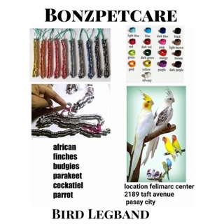 BIRD NEST✗▫Baby Bird Legband Engraved Bird Ring 1PC (afican, budgie, parakeet, finches and cockatiel