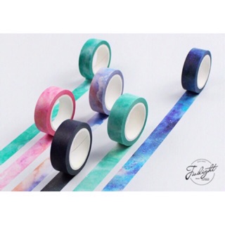 Watercolor Sky Galaxy Stars Constellation Space Washi Tape 15cm*8m (1)