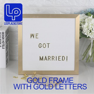 Metallic Letter Board 30cm x 30cm (approx 12" ) with 144 letters and numbers