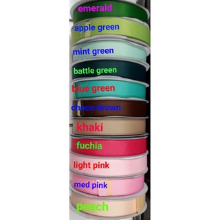 1" and 3/4" grossgrain ribbon sold per roll (50yard)