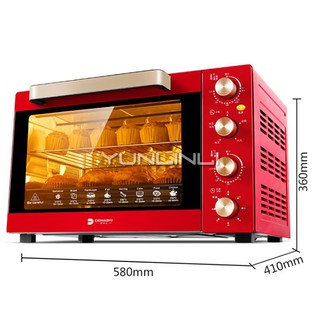 ovenMultifunctional Electric Oven 46L Household/Commercial Electric Baking Oven Mechanical Control E