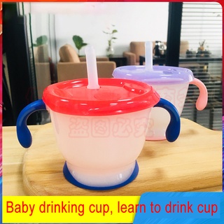 recommendChild drinking straw training cup, baby drinking water learning drinking cup