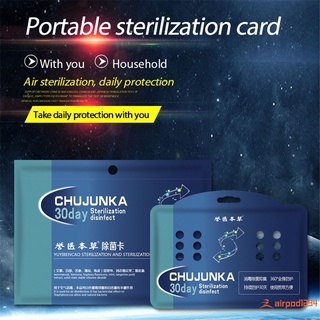 Air Disinfection Card Air Purification Disinfection Sterilization Child Adult Portable Wearable Sterilization Card airpod