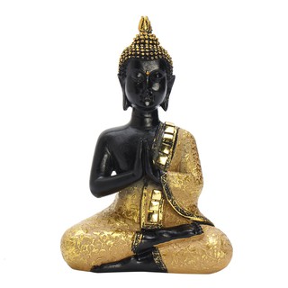 Thai Buddha Statue Praying Sitting Figurine Sculpture