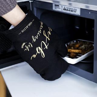 One Piece Thick Heat-Insulated Baking Barbecue Special Gloves Kitchen Microwave Oven High Temperature Anti-Scald Heat Glove