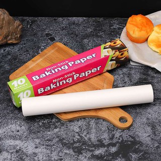 Baking Paper 10 Meters Barbecue Double-sided Silicone Oil Paper Parchment Rectangle Oven Oil Paper