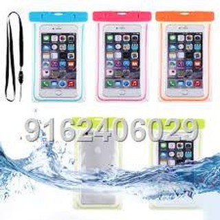 Luminous Glow Waterproof Pouch Dry Case for 5.7" Phones