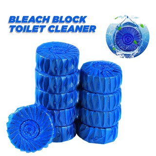 Keimav 10piece Automatic Bleach Toilet Bowl Cleaner Stain Remover Blue Tab Tablet Flush Deodor