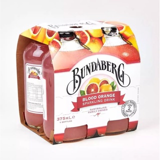 BUNDABERG Blood Orange Sparkling Drink 4 x 375ml