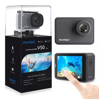 AKASO V50 PRO 4K HD 20MP WiFi 30M Waterproof Action Camera EIS Touch Screen Digital DV Camcorder Sup