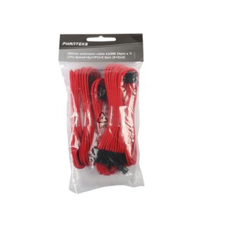 Phanteks 500mm Sleeve Cable Extension Red PH-CB-CMBO_RD