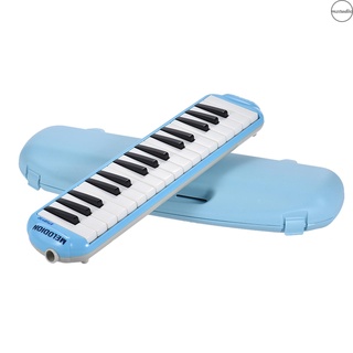 SUZUKI STUDY-32 32-Key Melodion Melodica Pianica Musical Education Instrument with Long & Short Mouthpiece Hard Case for Students Kids Children