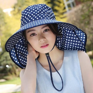 Sun Protection Hat Women's Summer Hat Face Cover Sun Hat Work Mask Summer Hat UV Protection Tea Picking Cycling Sun Hat