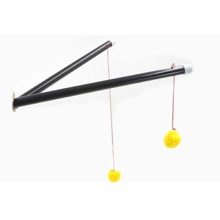 Chinese Sticks (Jumbo Size with yellow ball) - Silk and Cane Magic Accessories (1)