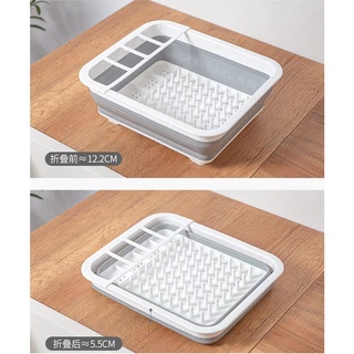 ✣Foldable Dish Rack Kitchen Storage Holder Drainer Bowl Tableware Plate Portable Drying Rack Home Sh