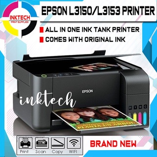 【Ready Stock】❉▥✽Epson L3153 (L3150) Wi-Fi All-in-One Ink Tank Printer with 004 original (scan, print