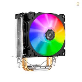 Jonsbo LED CPU Radiator Cooling Fan 2 Heat Pipes Tower CPU Cooler CR-1200 Replacement for Intel LGA1200/Intel 1151/AMD AM4/FM2+