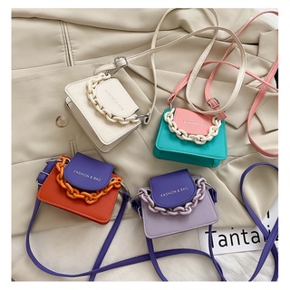 Fashion Shoulder Bag trend messenger bag chain small square bag (1)