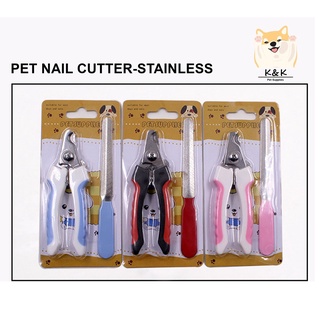 【Ready Stock】☸◄Pet Nail Clippers - Stainless Steel Claw Cutters for Dog and Cat with Safety Lock