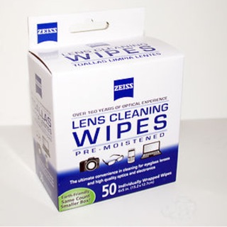Zeiss Lens Cleaning Wipes - Tissue For Lens Cleaning Glasses, Camera, lcd, Etc.