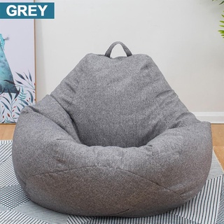 ◑PLAND Adults 100x120CM Soft Bean Bag Chairs Couch Sofa Cover Indoor Lazy Lounger