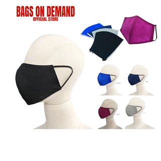 Bags on Demand Reusable Washable Breathable Water Repellant 3ply Face Mask (sold per piece)