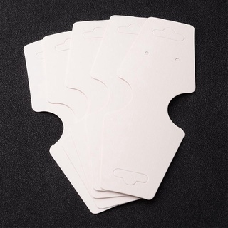✹100pcs White Paper Display Card Used For Necklace Bracelet Mobile Pendant Hang Tag for Jewelry Disp