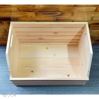 ▫✢✺Vinyl LP Records Crate Organizer Wooden Multipurpose Box with Handle