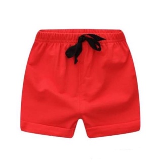 Red kids short pants 1-6 yrs old