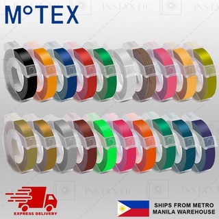 Strings & Tapes►✷MOTEX 9mm x 3m Refill Tape for MOTEX / DYMO / CIDY Label Makers
