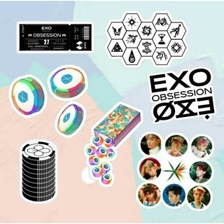 EXO Kpop Sticker | waterproof glitter vinyl