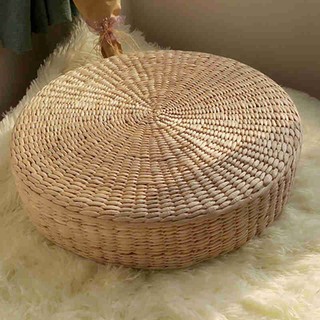 40cm Tatami Cushion Round Straw Weave Handmade Pillow Seat Mat