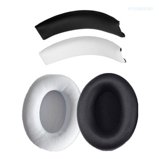 xinp High quality Protein Leather Replacement Ear Pad Earpads sponge Soft Foam Cushion for SOLO1.0 hd headphone