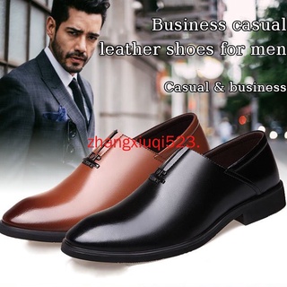 New in 2021 Business casual leather shoes for men