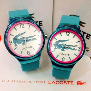 Lacoste couple watch rubber analog