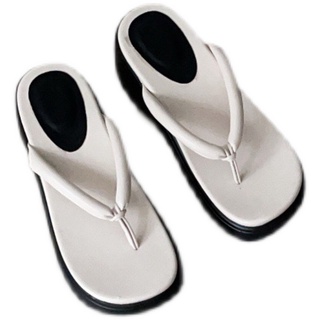 Thick-Soled Flip-Flops Korean Hot-Selling Slippers Women's Summer Outdoor Height Increasing Beach Sh