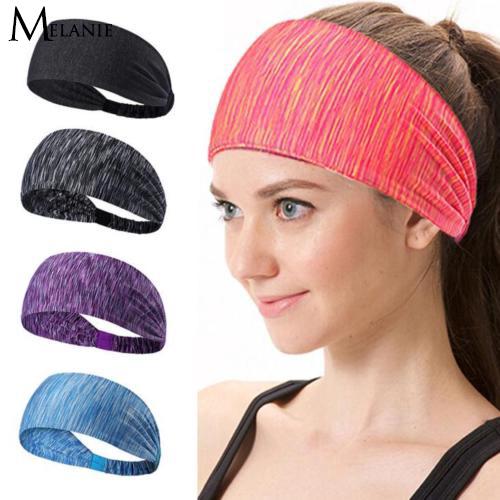 Women Elastic Sport Quick-Dry Yoga Headband Head Hair Band
