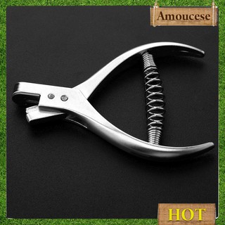 Metal Handheld Slot Puncher ID Card Photo Badge Hole Label Punching Tool Punch Plier Hole Punching (5)