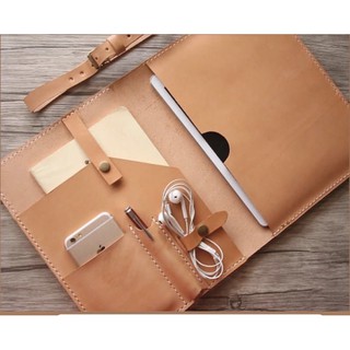 Leather Case With Portfolio Pockets
