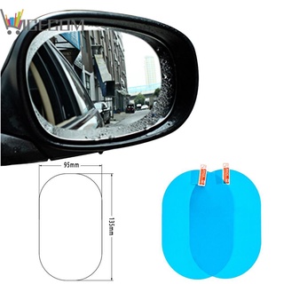 【Ready Stock】♛☍♆♆2x Car Side Mirror Anti Fog Films Anti Glare Waterproof Stickers with Tools☜