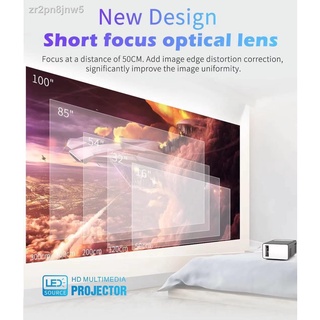 ❦☢◎✜❁ Projector T300 Home Theater New Design LED Projector Mini Projector New UI Interface