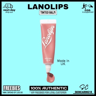 [UK] Lanolips Tinted Lip Balm SPF30 [ Rhubarb | Perfect Nude | Rose