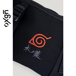 OXGN Men's Naruto Shippuden Bum Bag With Embroidery (Black) (4)