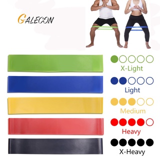 Galecon® Gym Fitness Resistance Bands Latex Yoga Crossfit Stretch Bands Strong Rubber Band Home Gym Exercise Training Workout Equipment