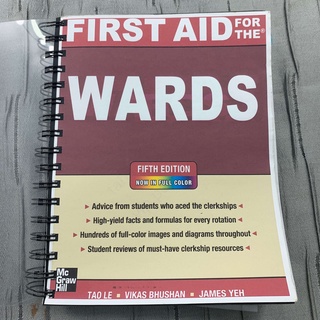 First Aid for the Wards 5th Ed Medicine Med USMLE Revalida Board Internship Review Book