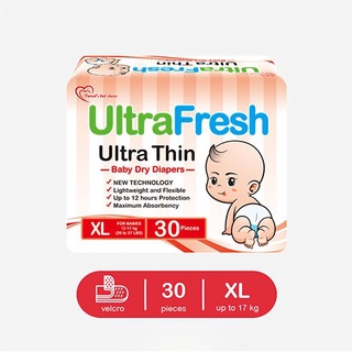 #baby✢☃UltraFresh Ultra Thin Tape Diapers (30 diapers per pack)
