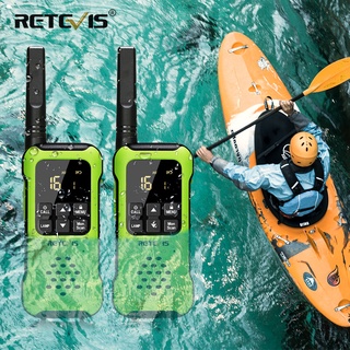 Retevis RT649P IP67 Waterproof Walkie Talkie Floating Two-way Radio 2 or 4 pcs Rechargeable PMR446 f